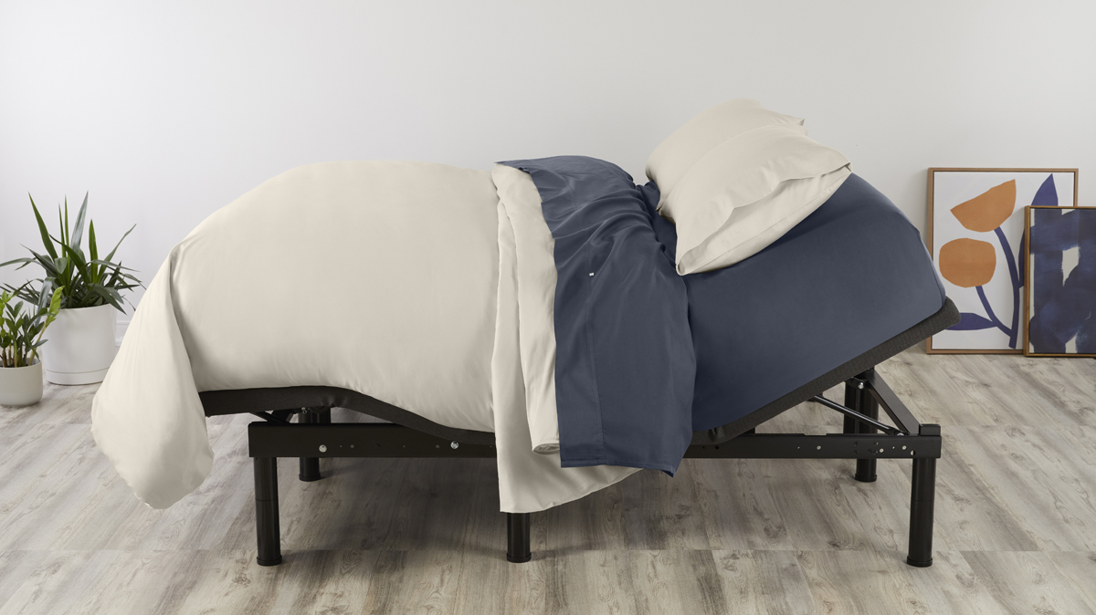 king bed frame with adjustable base