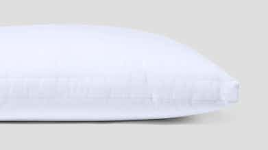Person asleep on pillow