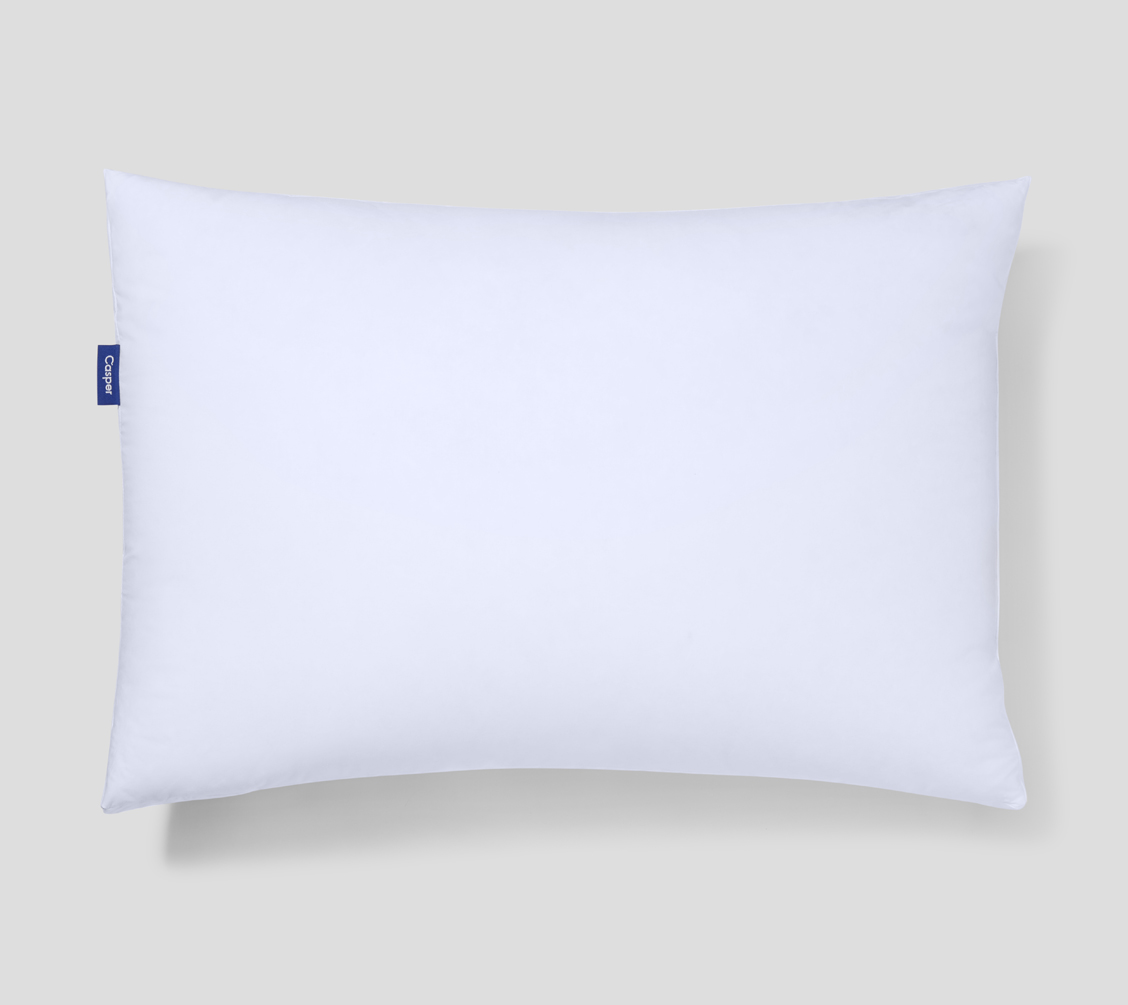 thin feather pillow