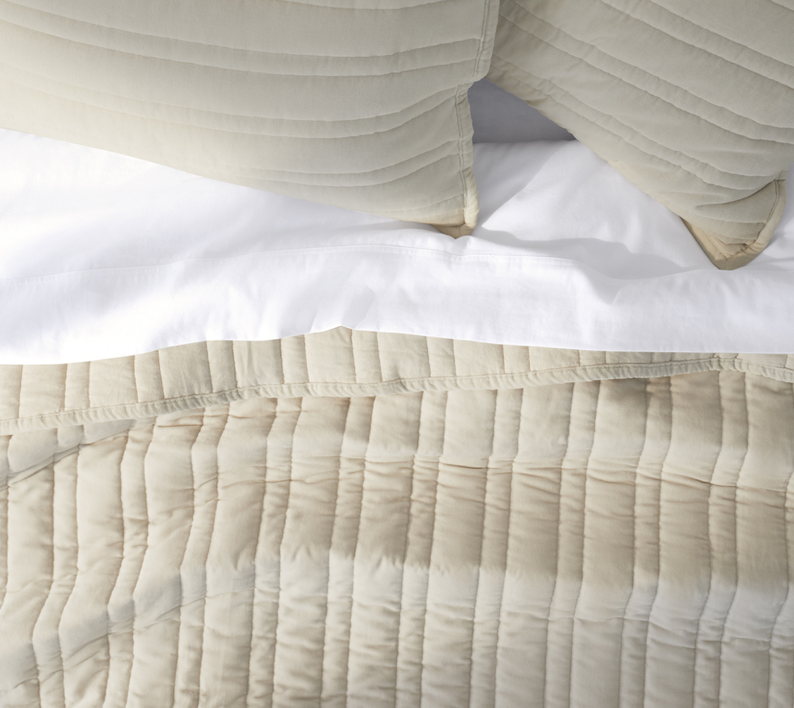 velvet quilts and shams