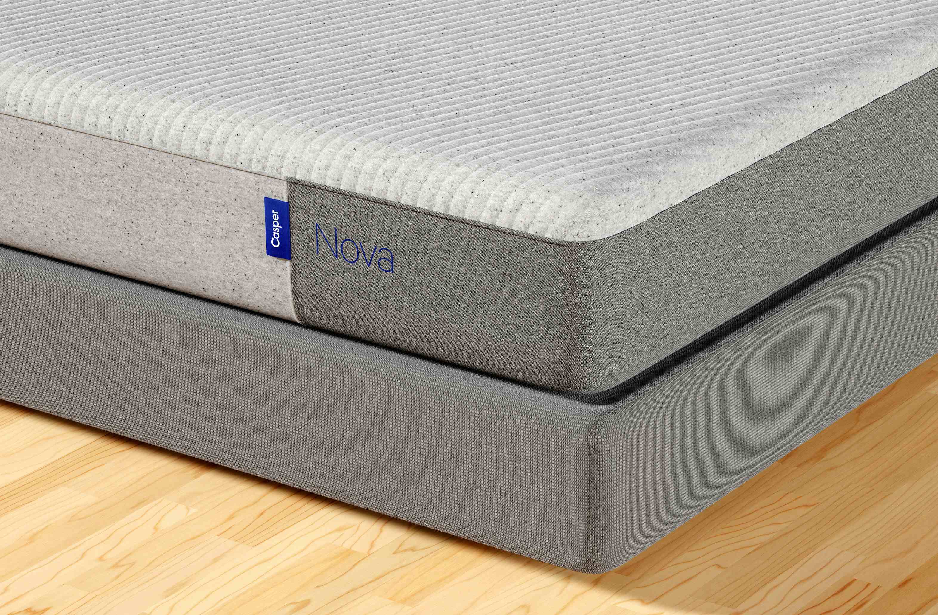 Corner of Casper Nova Foam mattress