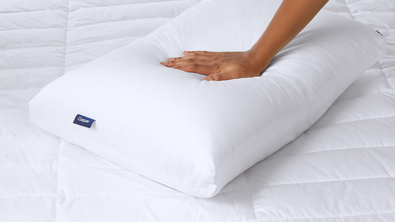 the casper down bed pillow